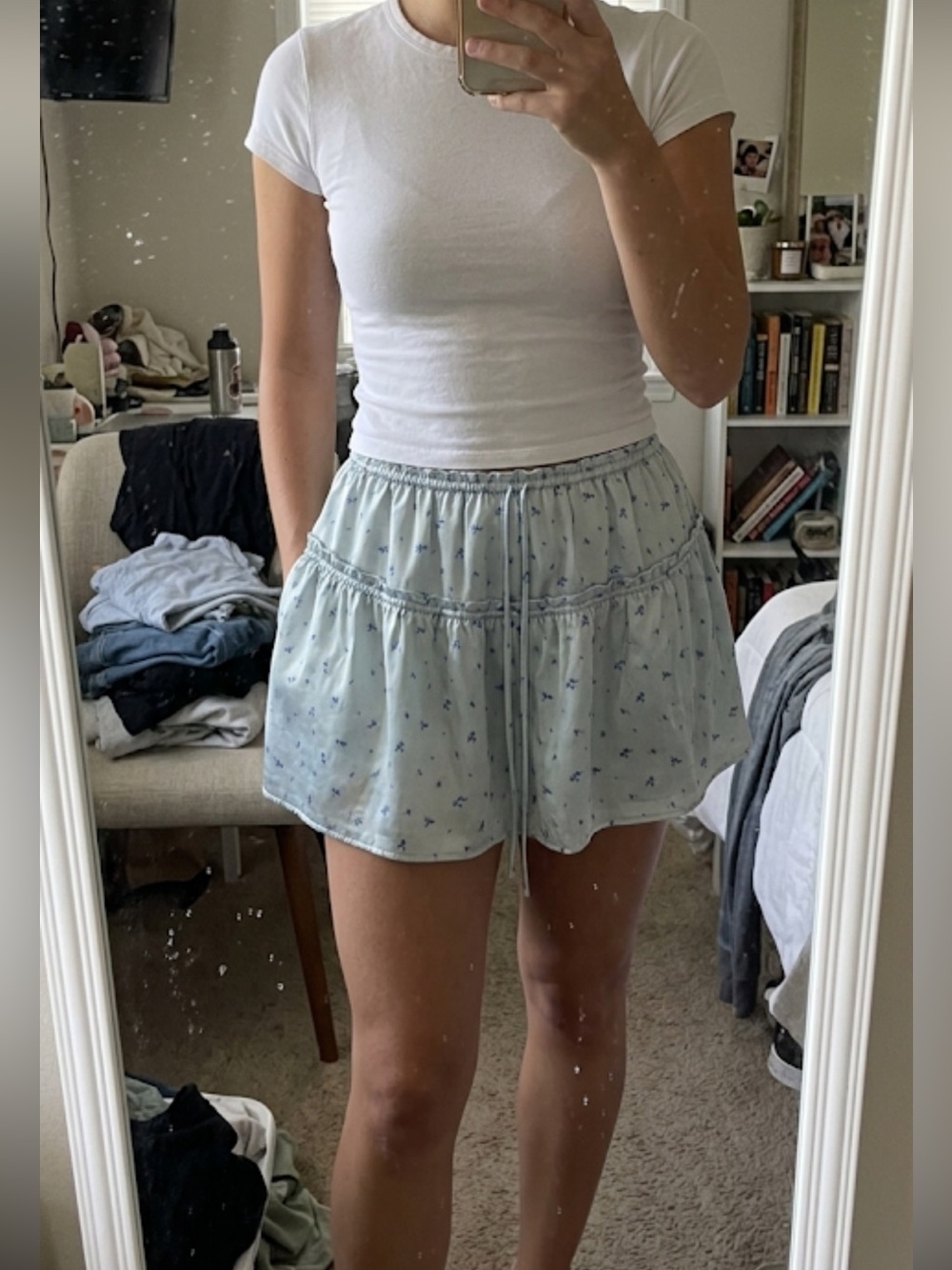Zara Mini Skirt Floral Print